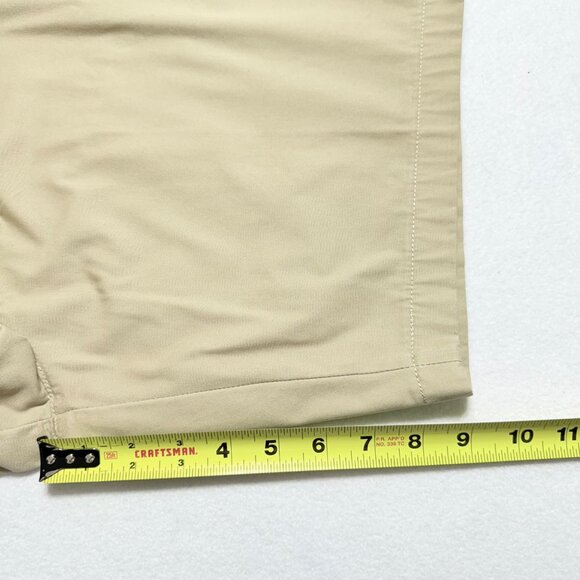 Saddlebred Men's Flat Front Slash Pockets Stretch Khaki Chino Shorts Size 36W - Picture 10 of 10
